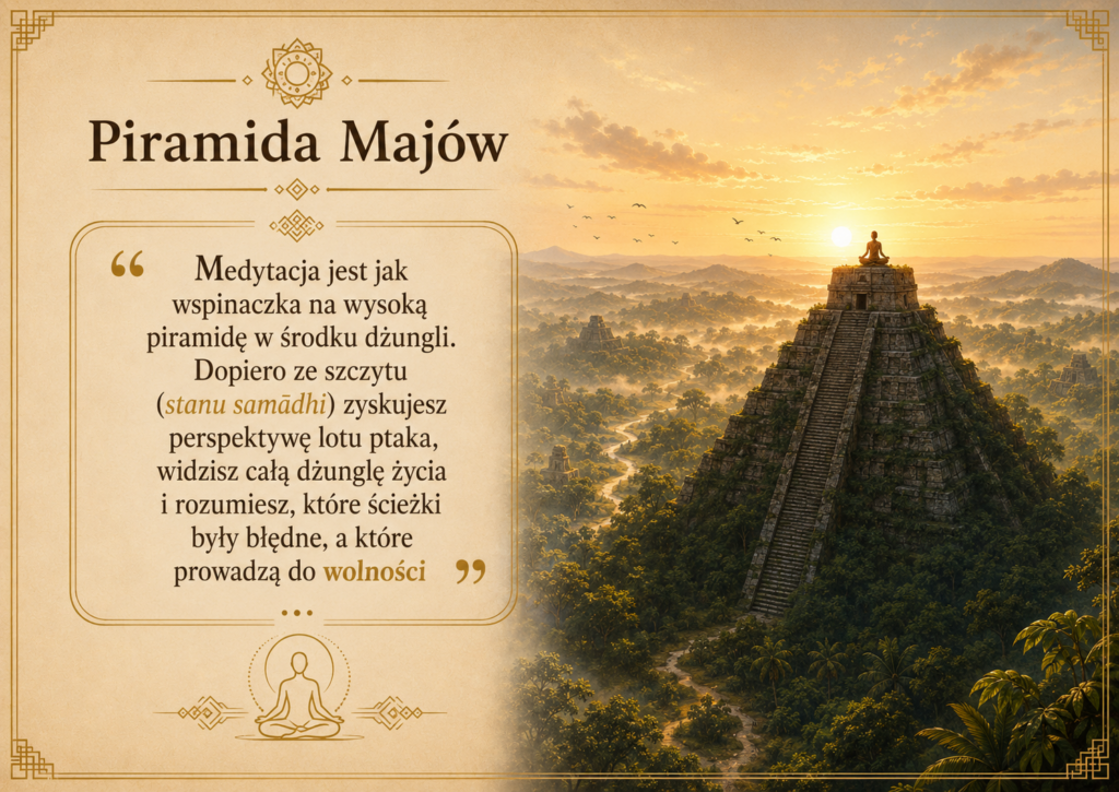 Buddyjska sztuka znikania
Jak wznieść się ponad problemy
Ajahn Brahm Metafora Piramida Majów