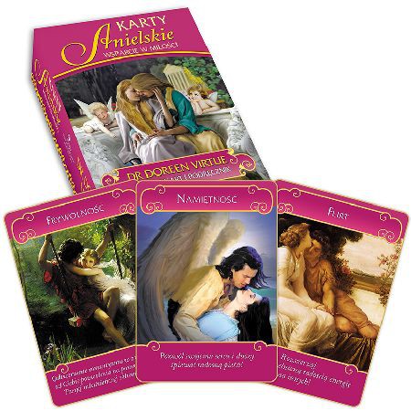 Anielskie wsparcie w miłości – karty + książka - Okładka książki