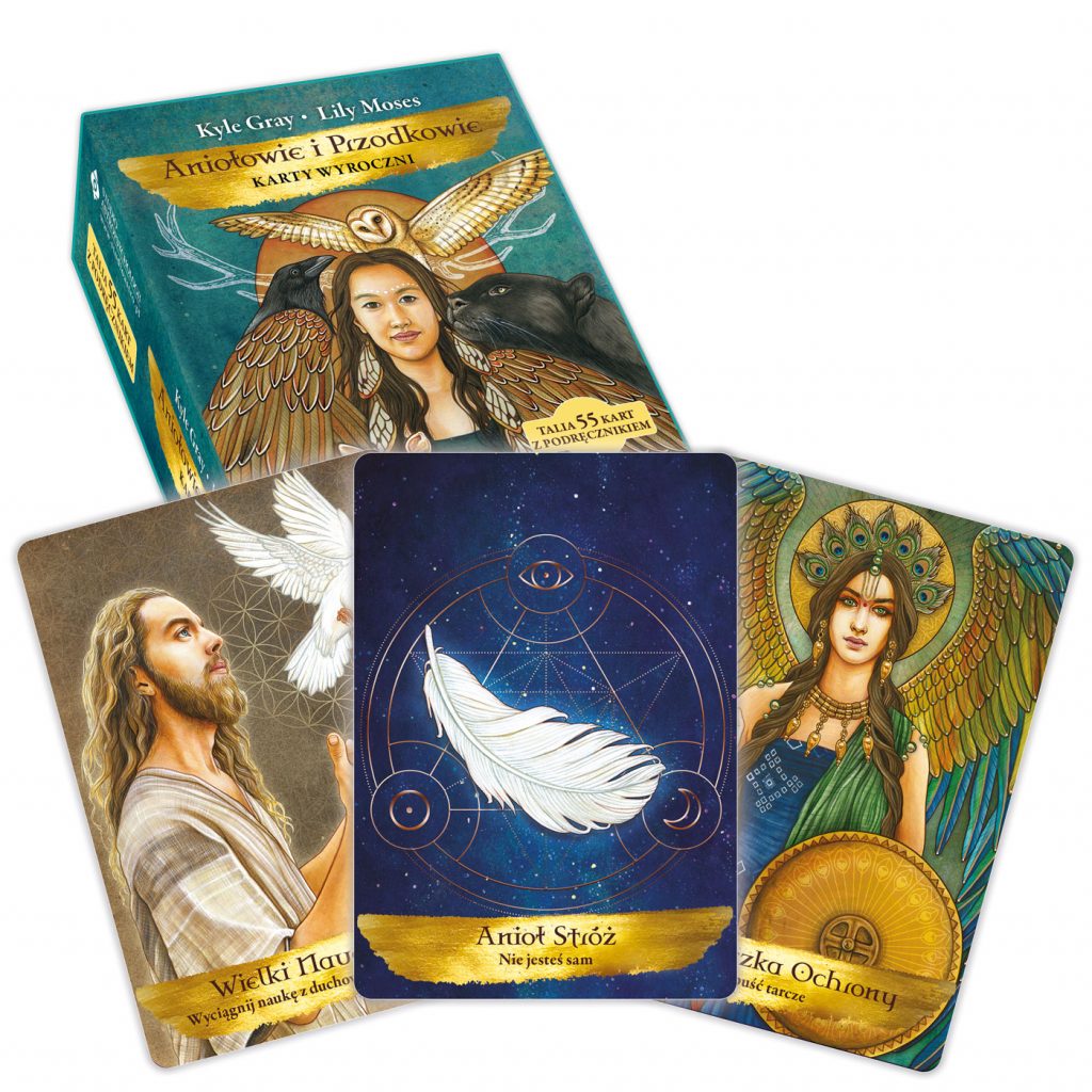 Aniołowie i Przodkowie – karty wyroczni - Okładka książki