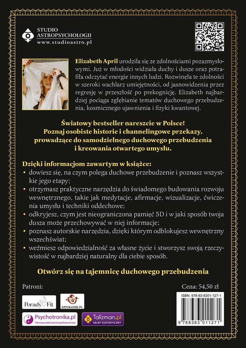 Twoje duchowe przebudzenie Metody i praktyki rozwijania duchowości, osiągania szczęścia i równowagi Elizabeth April - Ty nie umierasz, ty się budzisz