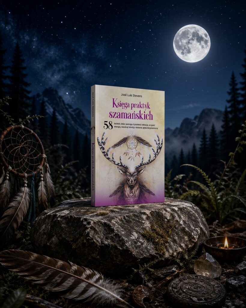 Rozwój duchowy w książce Księga praktyk szamańskich. 58 technik, które pomogą ci podnieść wibracje, oczyścić energię, rozwinąć intuicję i dokonać głębokiej przemiany_José Luis Stevens